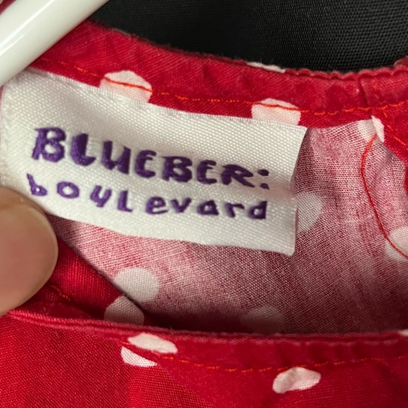 Red Polka Dot Daisy Dress Size 3T - Picture 2 of 8